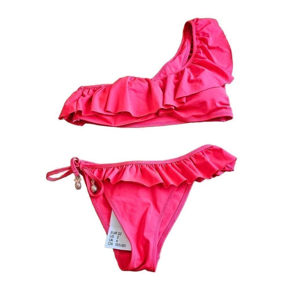 H&M 2pc bikini set top size 10 bottom Sz 2 fit Sz Small